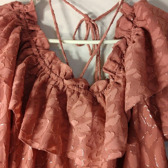 Mauve H&M Crop Top - Picture 3 of 5